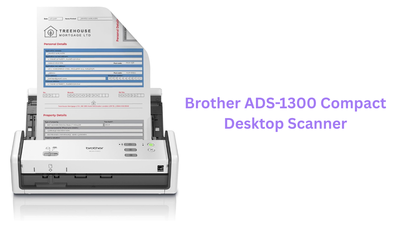 Streamlining Your Workflow with the Brother ADS-1300 Compact Double-Sided Scanner