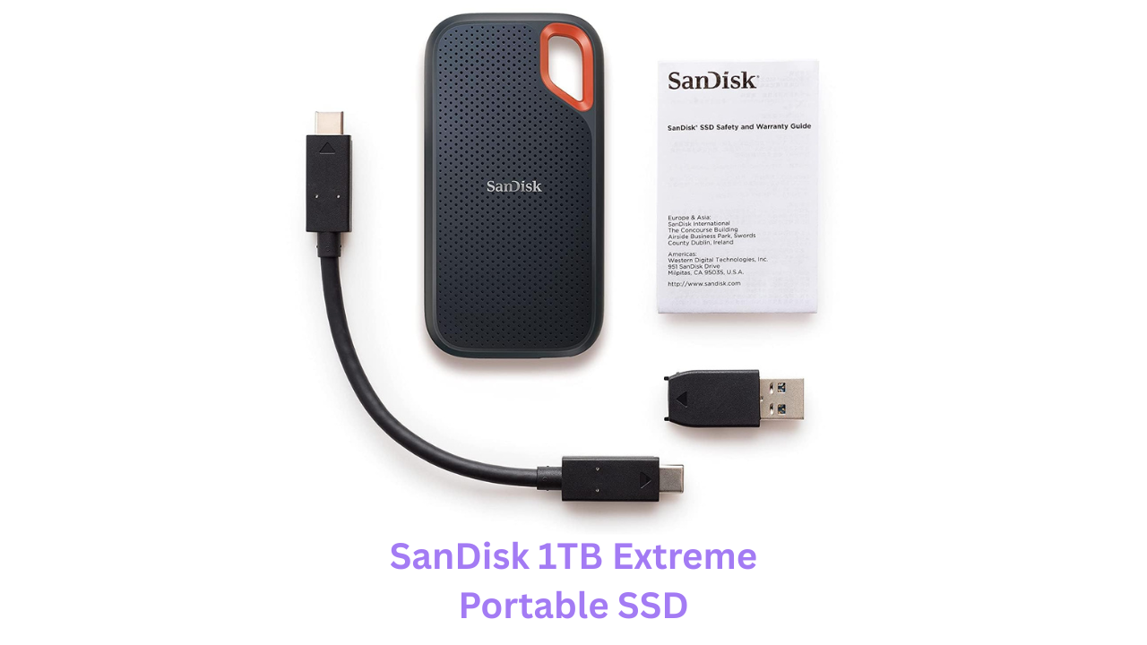 SanDisk 1TB Extreme Portable SSD – Compact Durability
